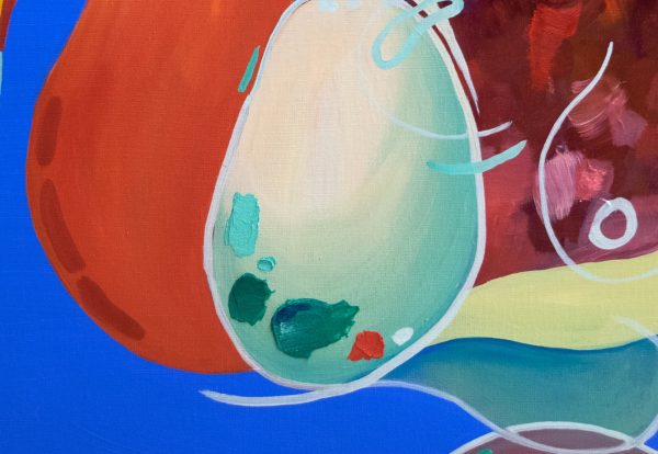 Blood-Based, Oil On Canvas Panel, 18X24, 2020-Detail1 - 2