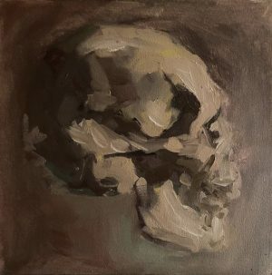 Skull painting