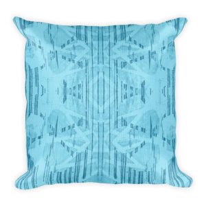 Batik Tock Throw Pillow - Monochrome