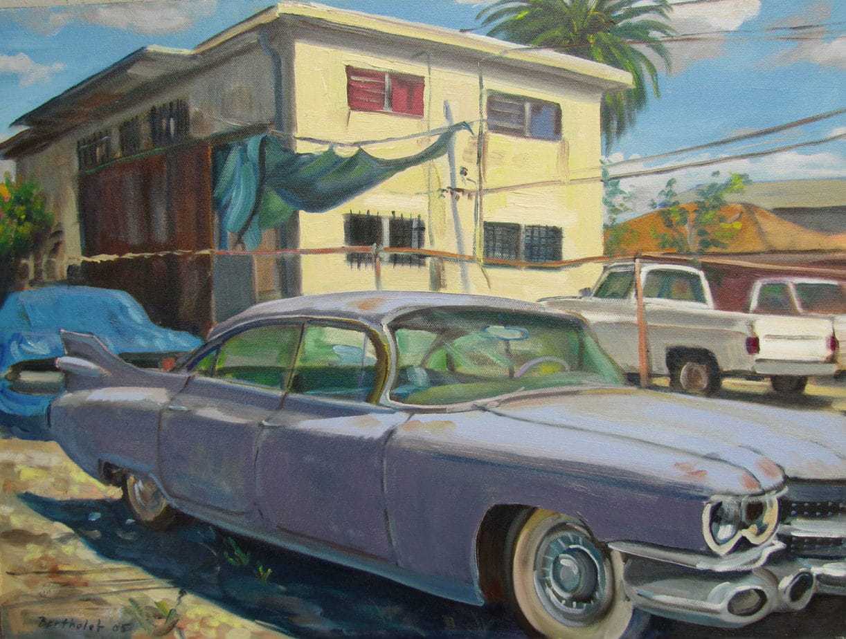 Cadilllac Collection Oil Painting