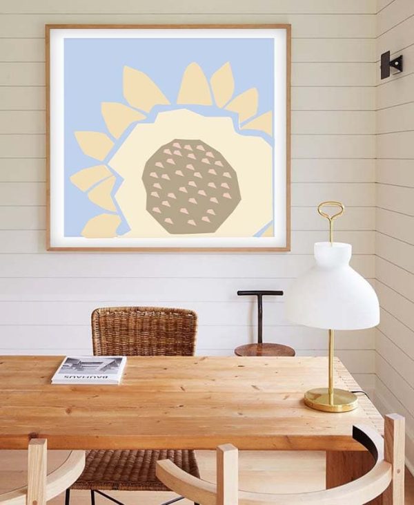 Sunflower Graphic Print For The Wall