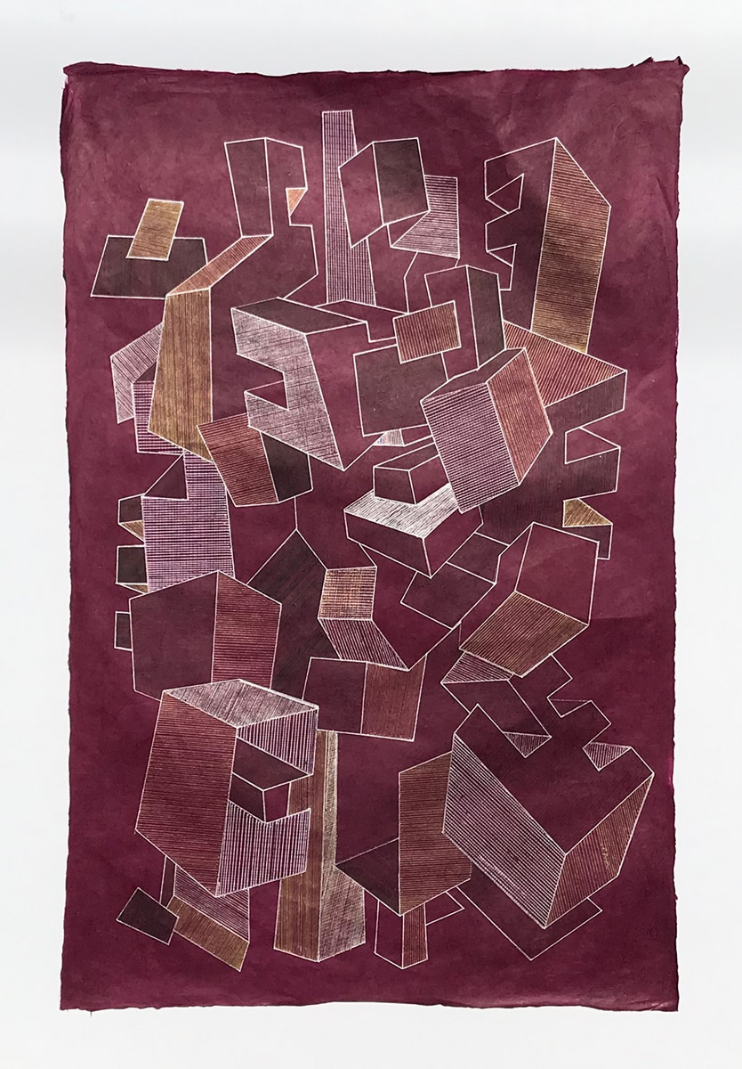 Cubism Geometric Paper Artwork Modern