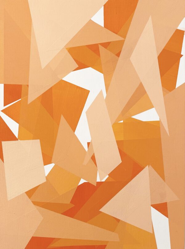Pastel Geometric Abstract Paintings