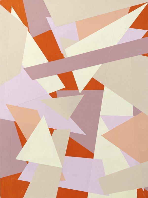 Pastel Geometric Abstract Paintings