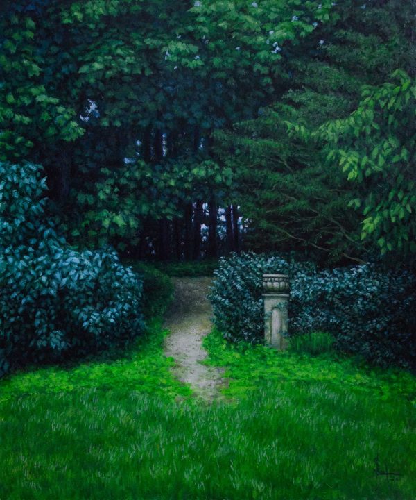 A Calmer Path, Brian Skol, Oil Painting,-10X12 - 1