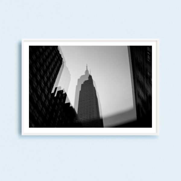 Empire State Building-Framed Blue - 6
