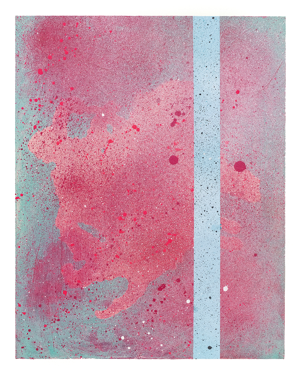 Cj Benninger Soft Pink Pastel Abstract Artwork