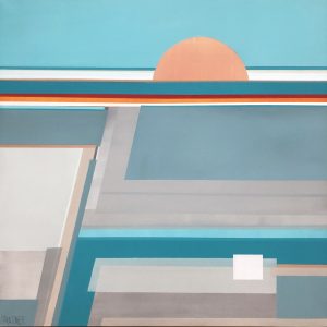 Shilo Ratner pastel geometric painting